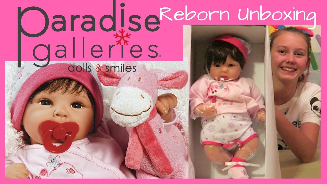Reborn UNBOXING Paradise Galleries Lifelike Realistic Baby Doll, Tall Dreams 19-inch Weighted