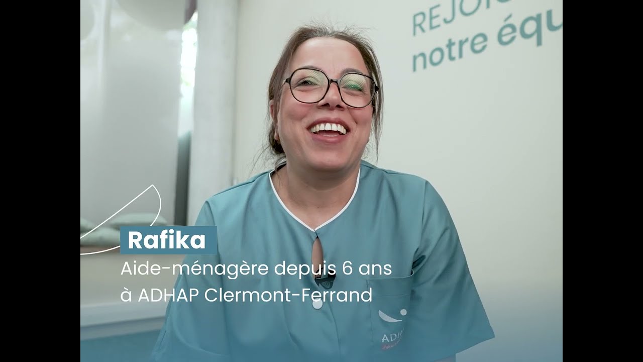 Rafika - Aide-ménagère ADHAP depuis 2018