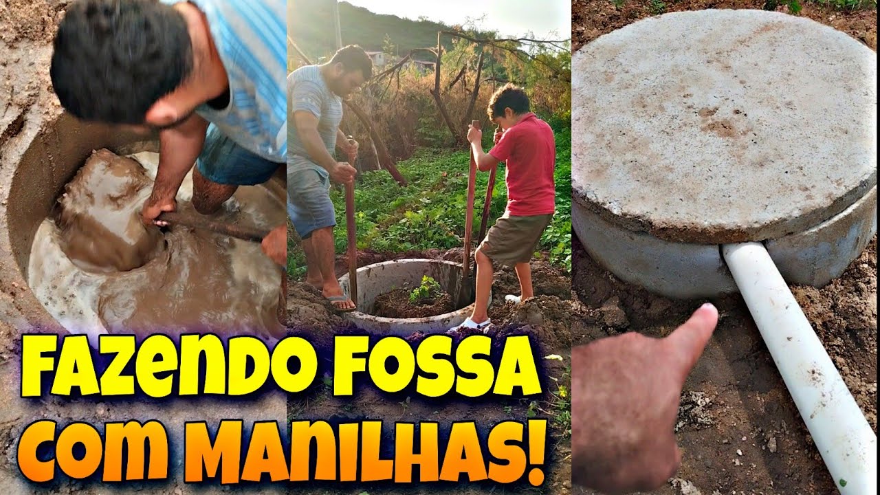 Fazendo uma fossa com Manilhas, Será que deu Bom?