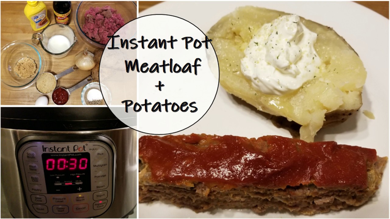 The BEST Instant Pot Meatloaf + Potatoes ~ Classic Meatloaf in the Instant Pot!