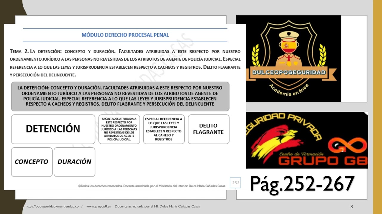 TEST POR TEMAS parte 2 _Área Jurídica _Vigilante Seguridad Privada