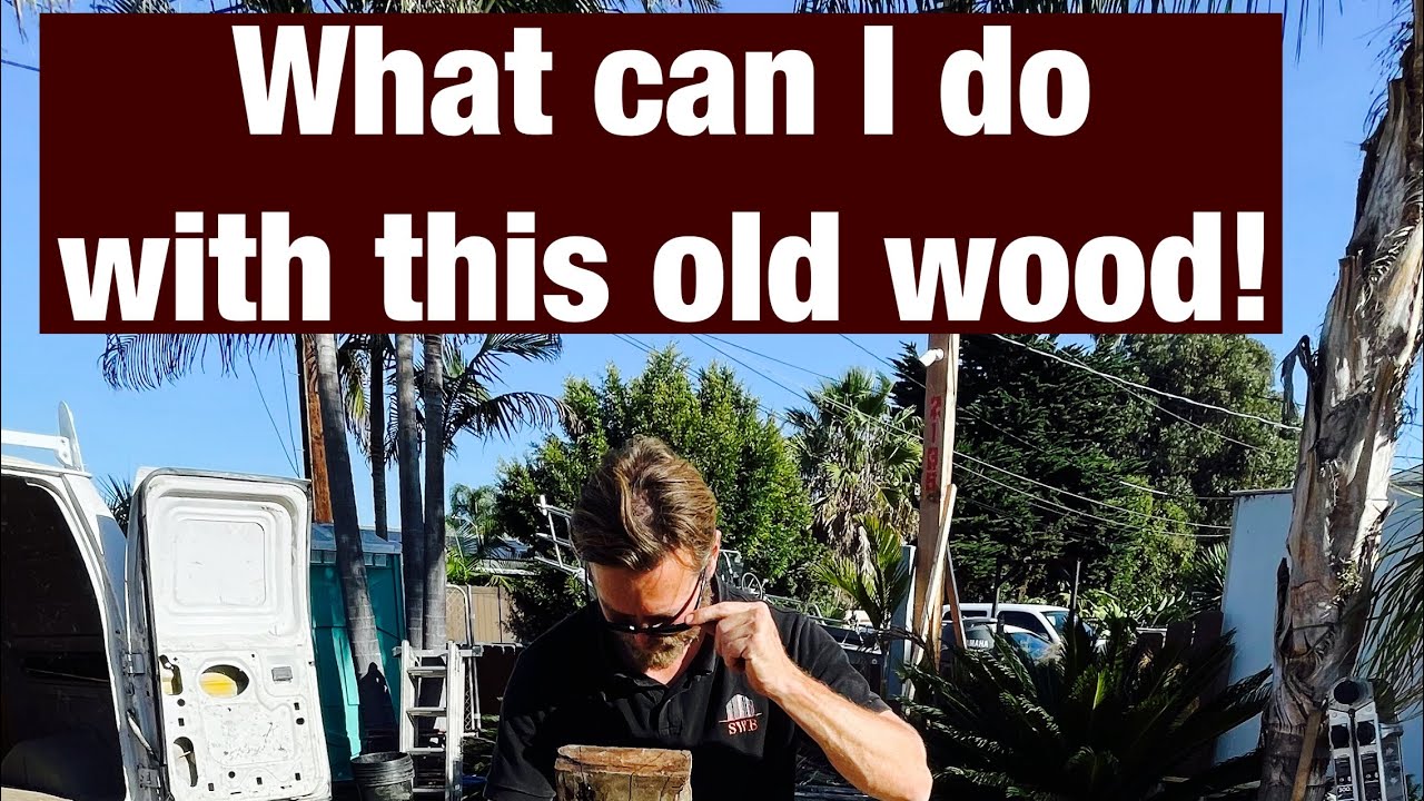 Home building tips to save money. Upcycling old wood