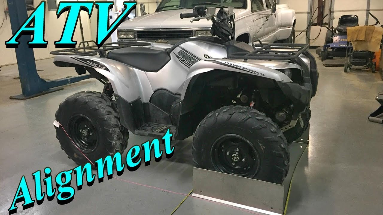 Yamaha Grizzly 700 2015 года. Регулировка колес.