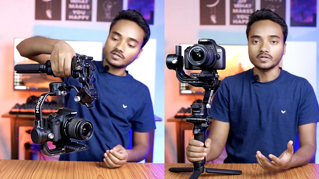 Gimbal Advance Mode 🔥🔥 | 360 Gimbal shot | Briefcase Mode | DJI RSC2 Gimbal ft. canon 1500d