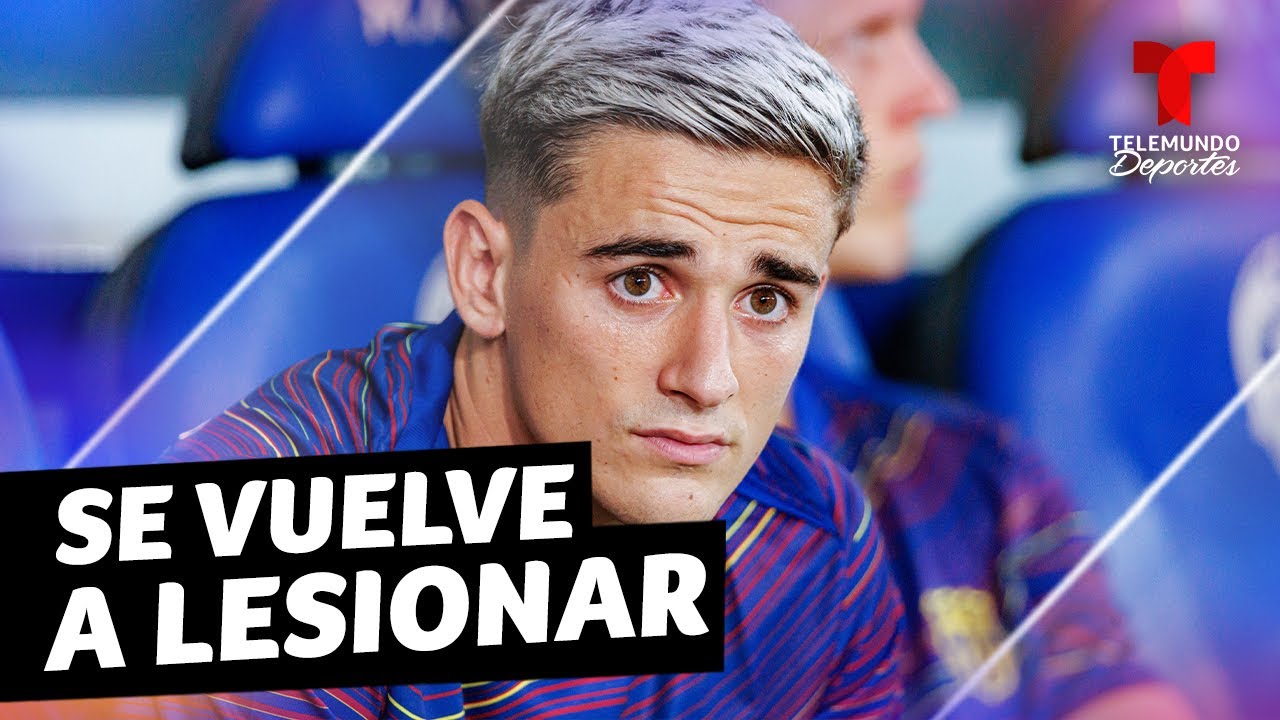 &iexcl;Gavi se rompe otra vez! La joya de cristal se perder&aacute; 5 meses | Telemundo Deportes
