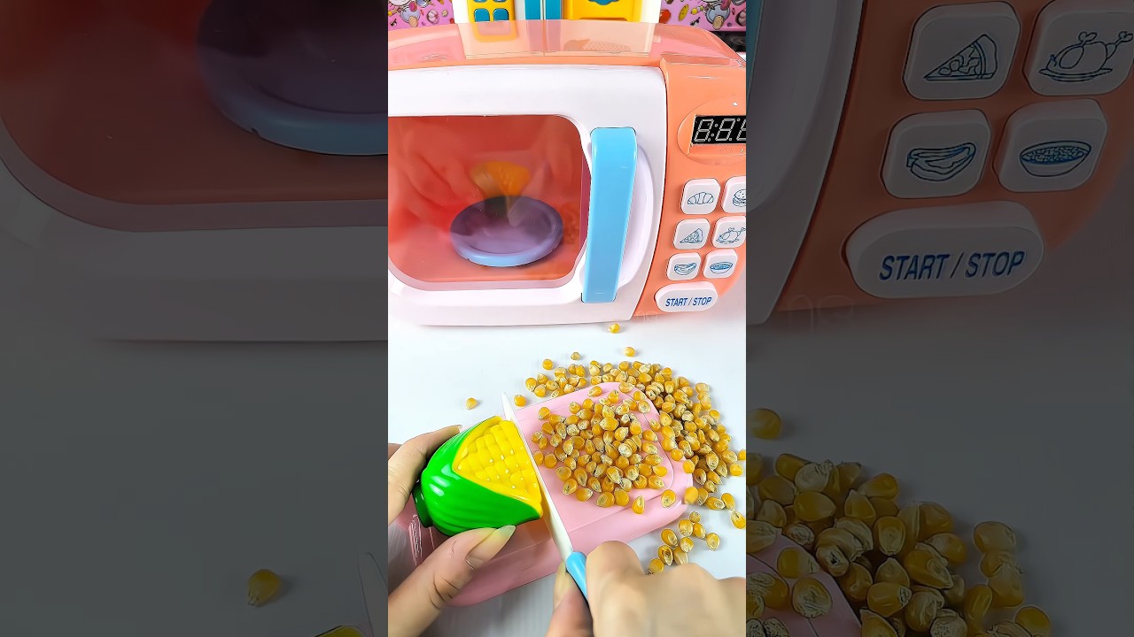 Satisfying with Unboxing & Review Miniature Microwave Set | ASMR Video no music #toys
