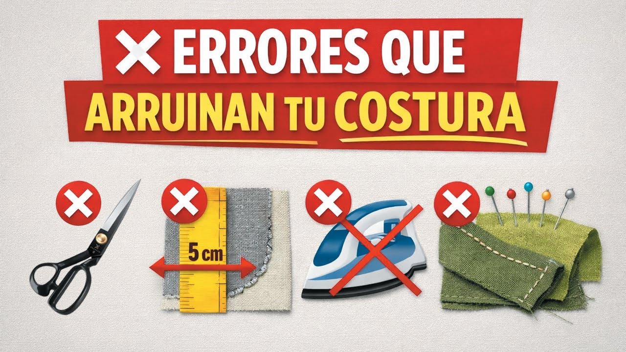 Errores que cometemos en costura y que perjudican nuestro trabajo
