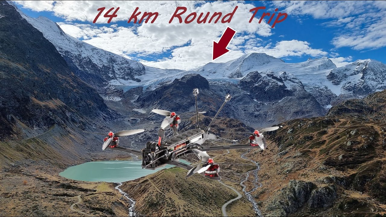 FPV Long Range / Rekon 7 Pro / Switzerland / Alps / Glacier
