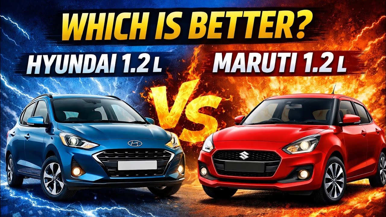 Which one is BEST???🔥 Hyundai 1.2 vs Maruti 1.2 engine #hyundai #marutisuzuki