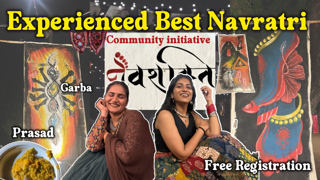 Best Community Navratri Of Ahmedabad| Navshakti Navratri | #navratrispecial #trending 