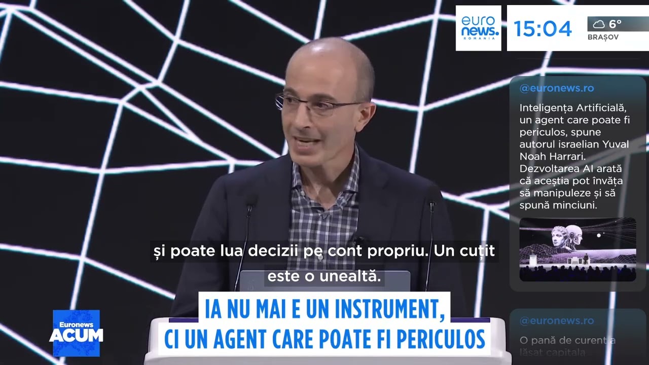 Istoricul care analizează evoluția omenirii, Yuval Noah Harari: Când AI-ul reconfigurează puterea