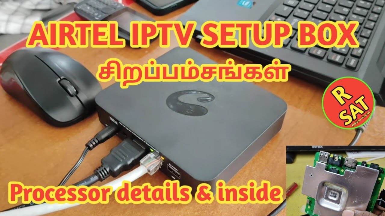 Airtel Xstream IPTV set top box specification and details tamil 