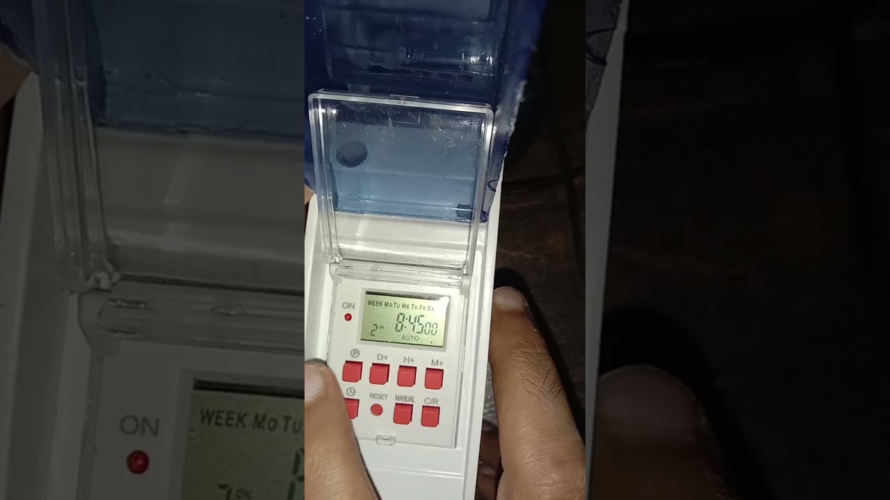 Automatic School Bell System Controller setting manual Setting