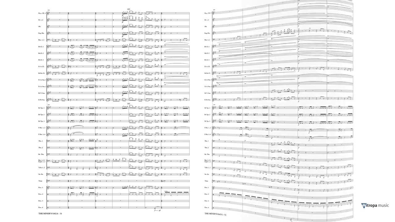 THE MINER´S SAGA (Concert Band) - Otto M. Schwarz