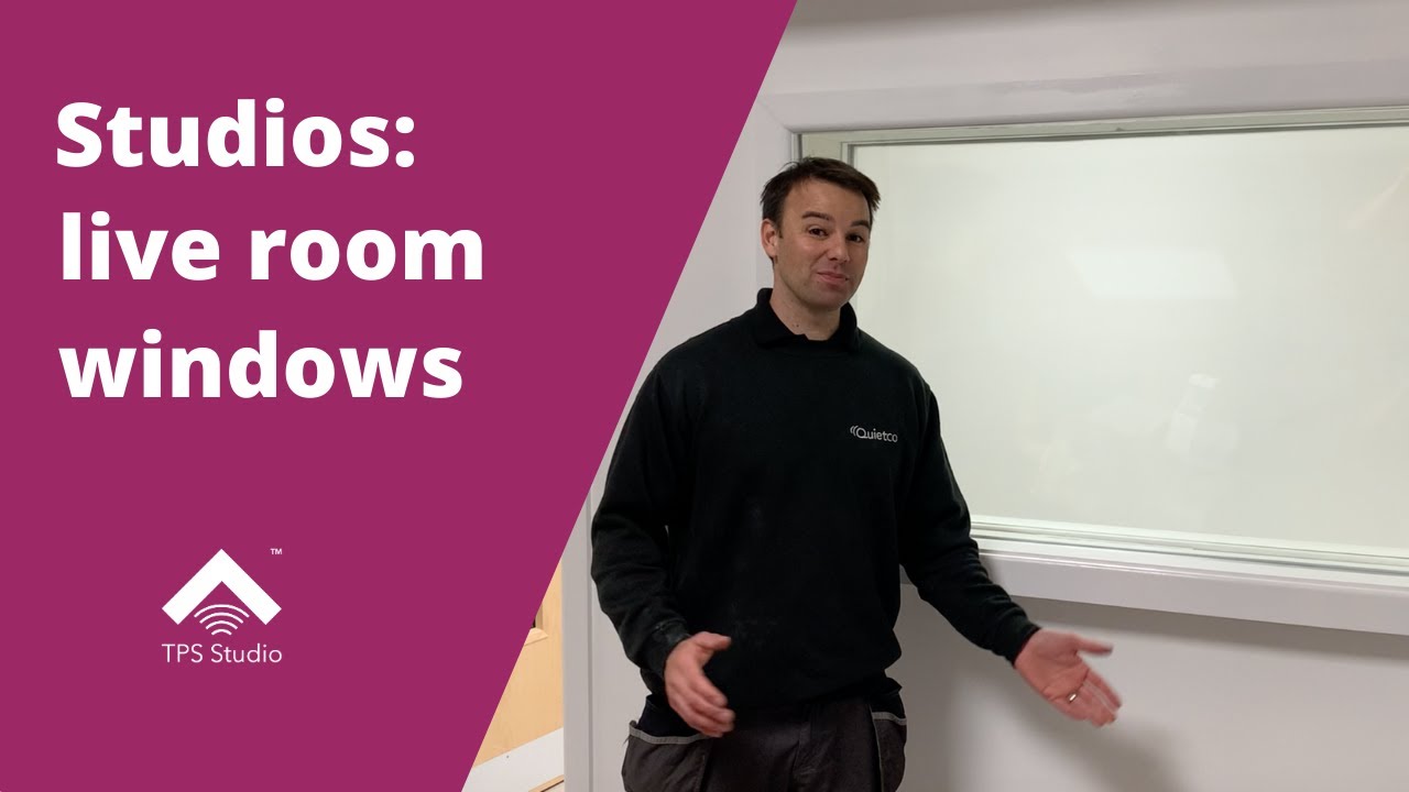 Studio Window for Live Room | Studio Soundproofing | Quietco