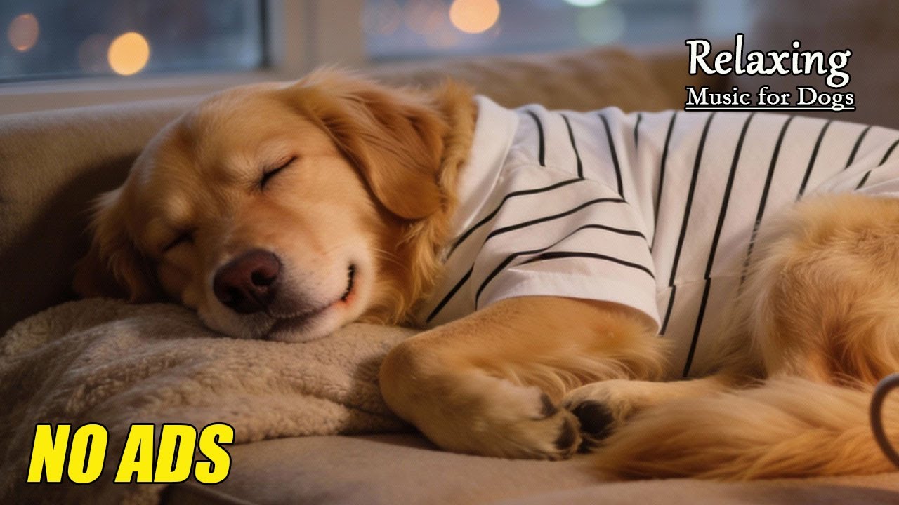 Calming Piano Music for Dogs Home Alone 🌙 Ease Separation Anxiety & Fear