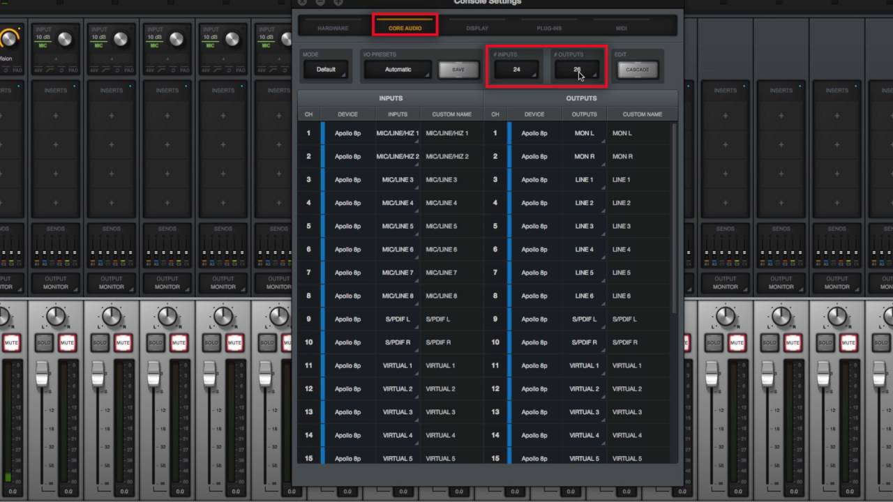 Использование интерфейсов Apollo Thunderbolt с Steinberg Cubase (полная версия)
