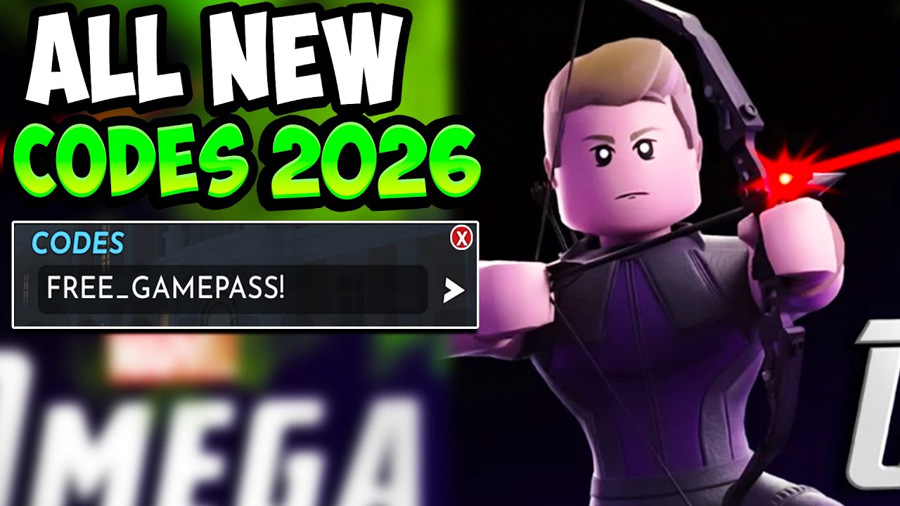 ВСЕ РАБОЧИЕ КОДЫ MARVEL OMEGA ДЛЯ ROBLOX - Новые коды Marvel Omega 2026! (АКТИВИРУЙТЕ СЕЙЧАС)