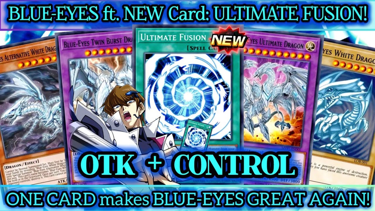 NEW BLUE-EYES Deck ft. ULTIMATE FUSION! ONE Card CHANGES EVERYTHING! [DUEL LINKS]