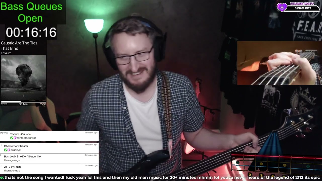 (BASS COVER) Trivium - Caustic Are The Ties That Bind w/ RS2014