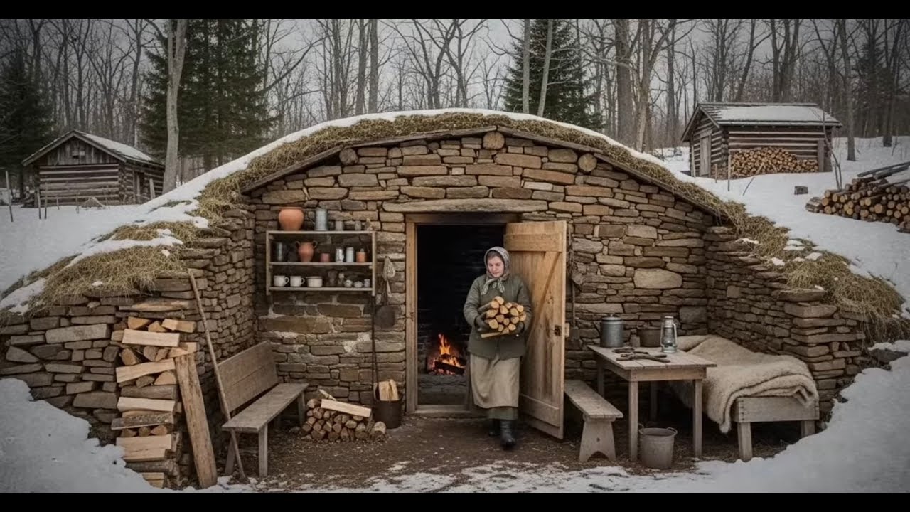 Neighbors Laughed at Her Stormproof Stone Hut - Until the Blizzard Couldn't Break It