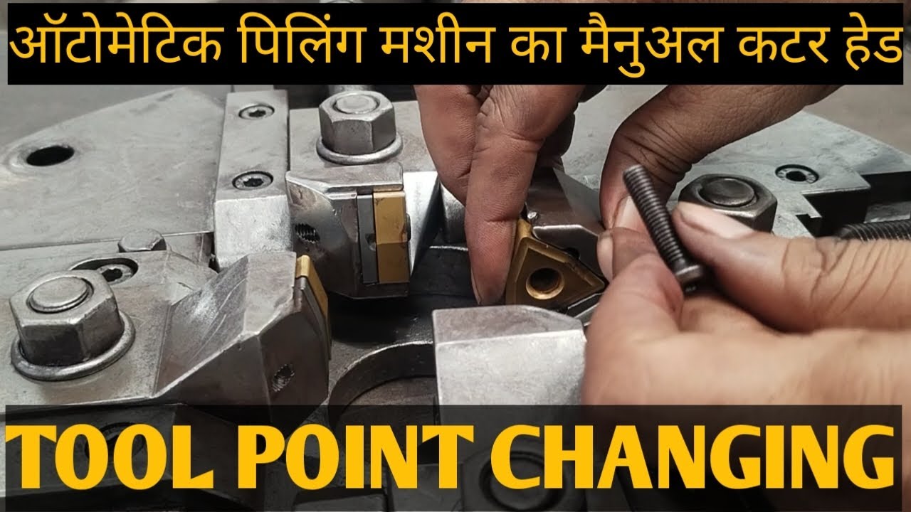 Automatic Peeling Machine ll Tool Point Changing 