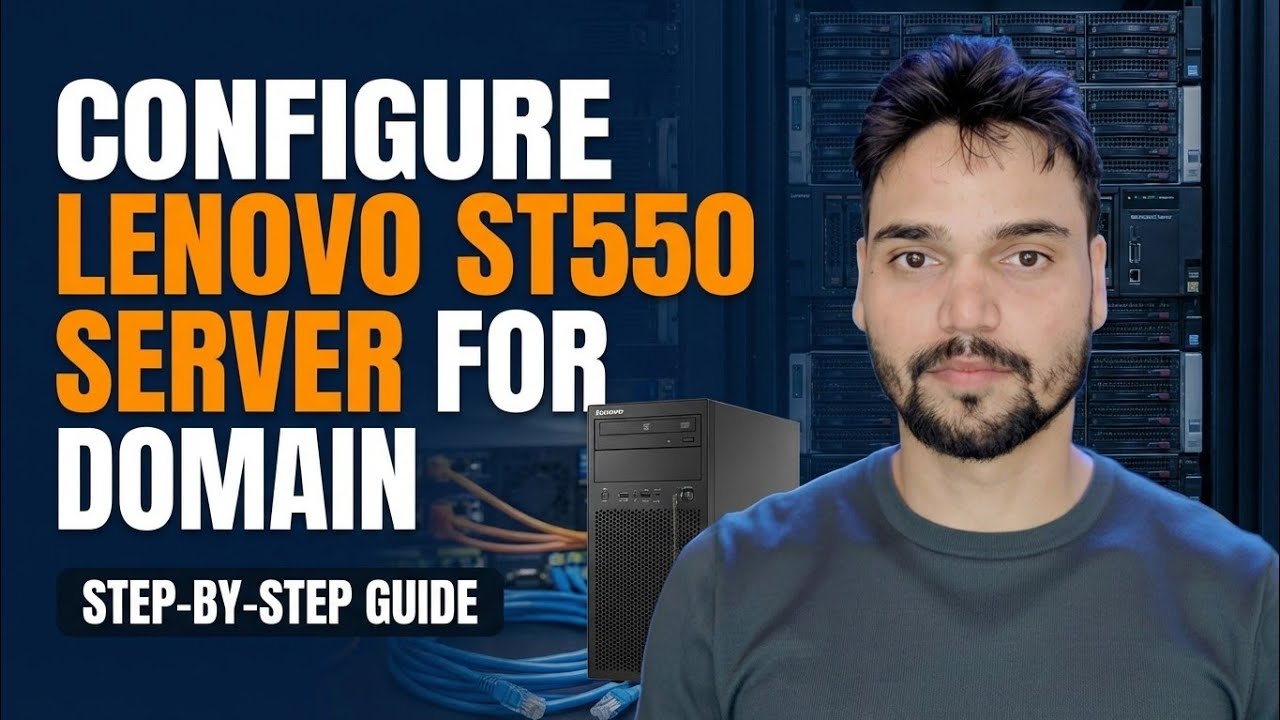 Server Hardware & RAID Explained Before Installing Windows Server | Lenovo ST550