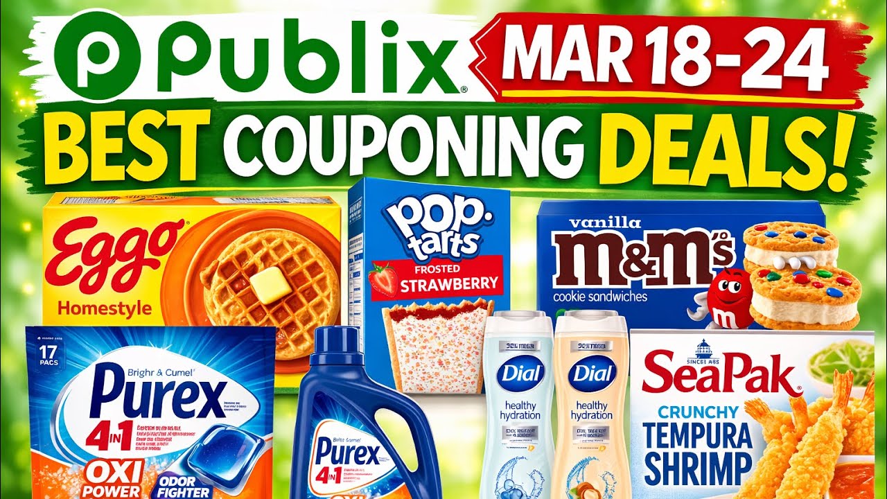 Скидки по купонам в Publix на этой неделе (18–24 марта) | Легкая экономия!