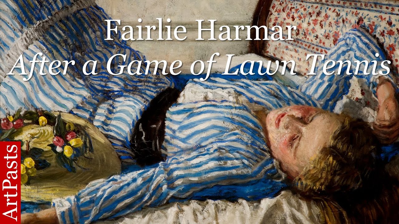 Fairlie Harmar, 'After a Game of Lawn Tennis' (1916)