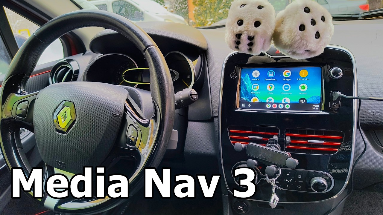 Media Nav 3 | Android w radiu | Wymiana na nowszy model | Renault Clio IV
