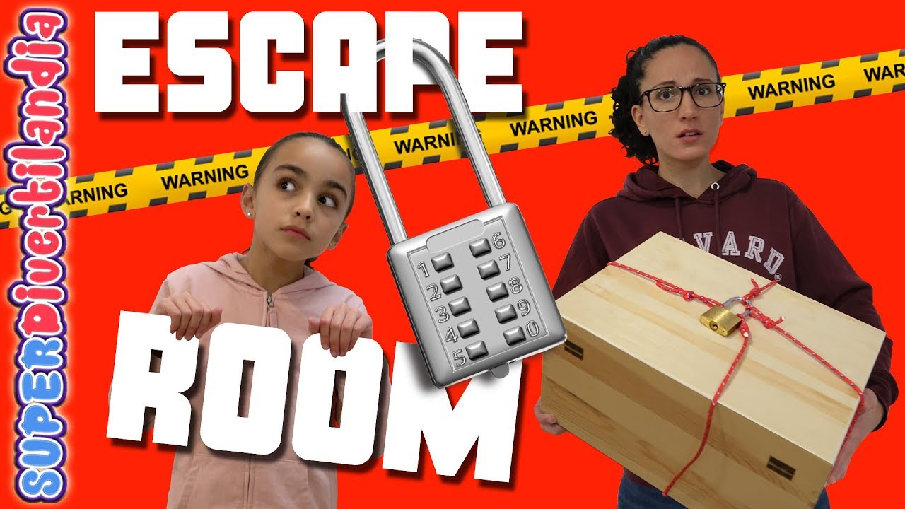 ESCAPE ROOM en SUPERDivertilandia con Andrea, Irene y Raquel!