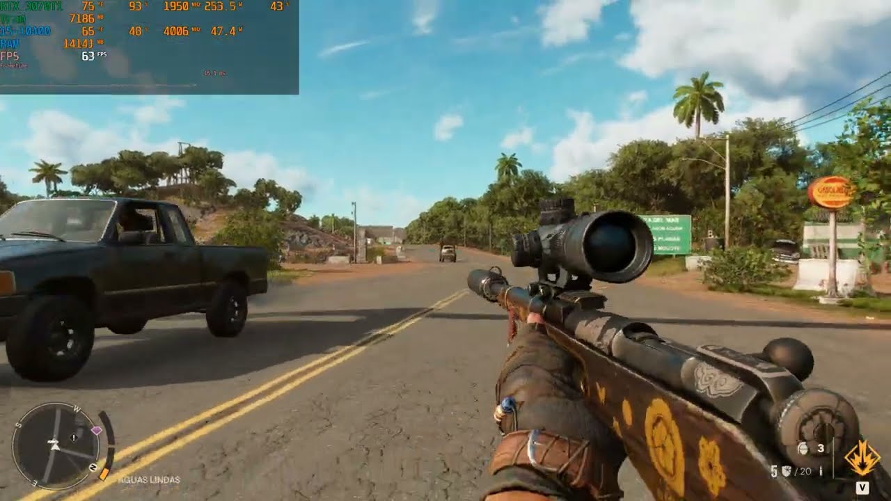 Far Cry 6 | RTX 3070Ti | Ultra Settings ( DXR ON FXR Quality ) at 4K