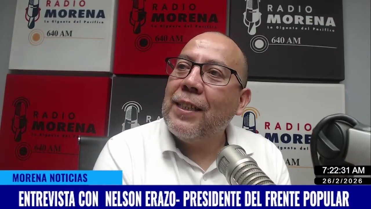 Nelson Erazo - Presidente del Frente Popular
