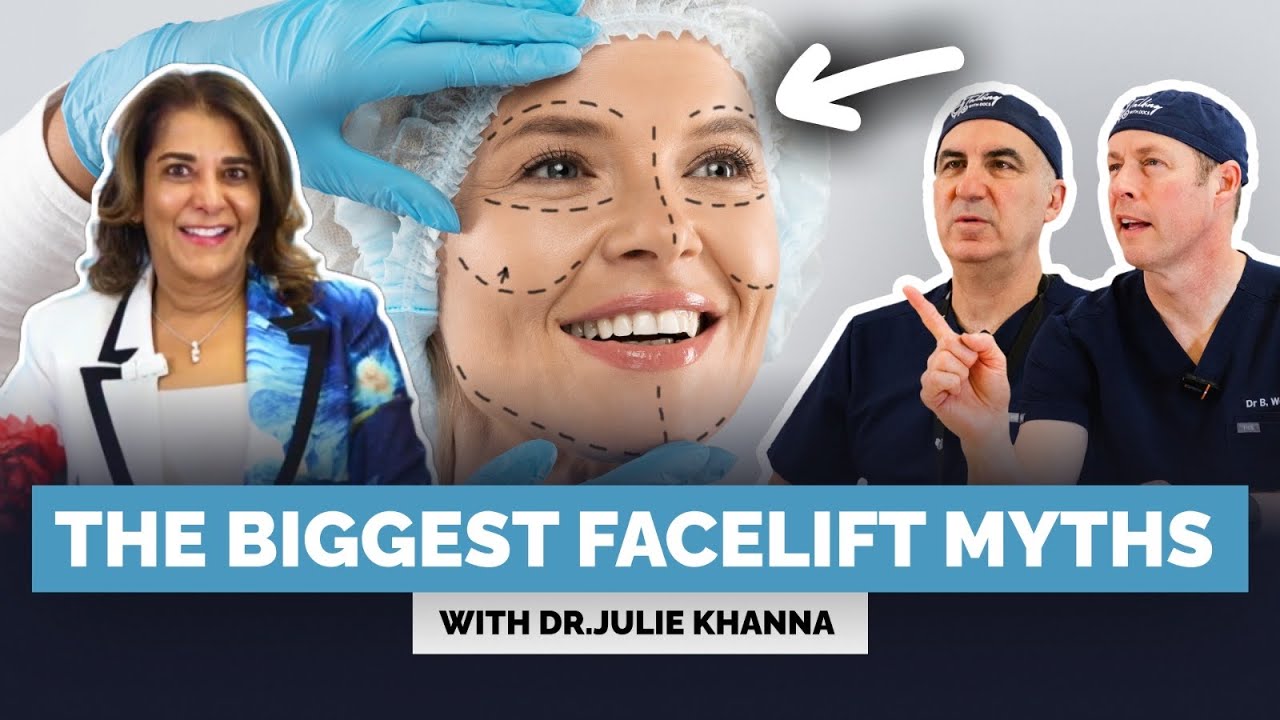 Facelift Surgery. What Is Involved? Dr Julie Khanna Plastic Surgeon Explains