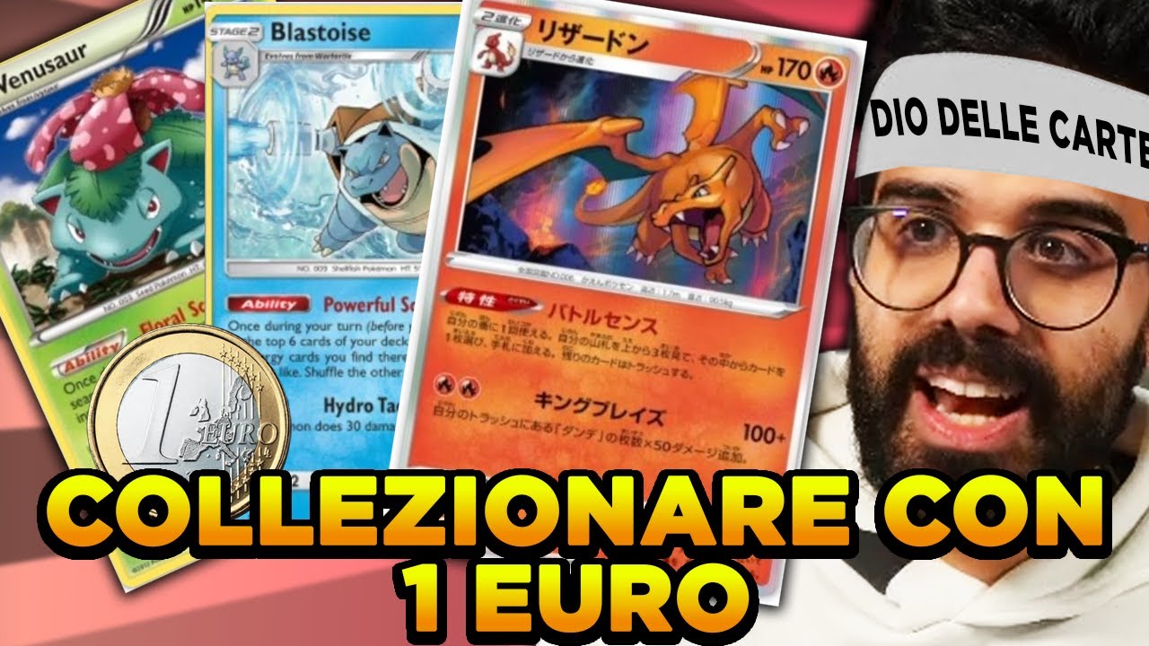 FARE UNA COLLEZIONE POKÉMON CON 1 EURO ft. DARIO MOCCIA