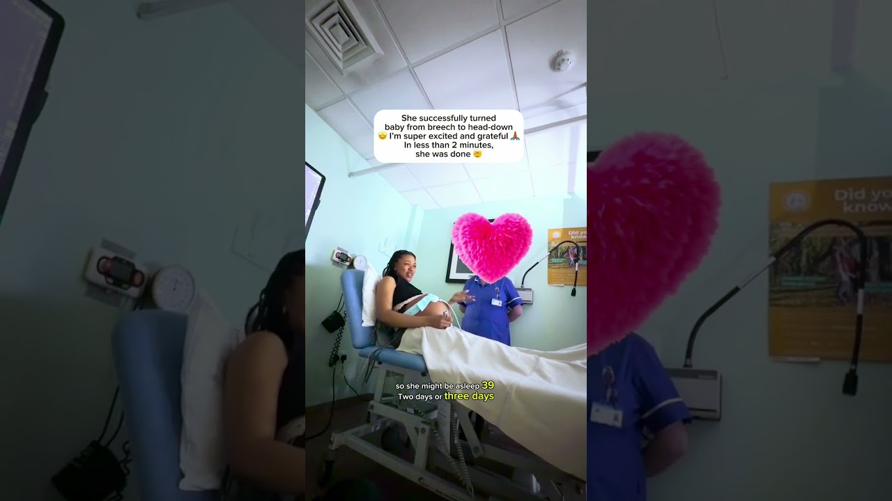 Ей успешно удалось перевести малыша из тазового предлежания в головное 🤩 Я очень рада и благодарн...