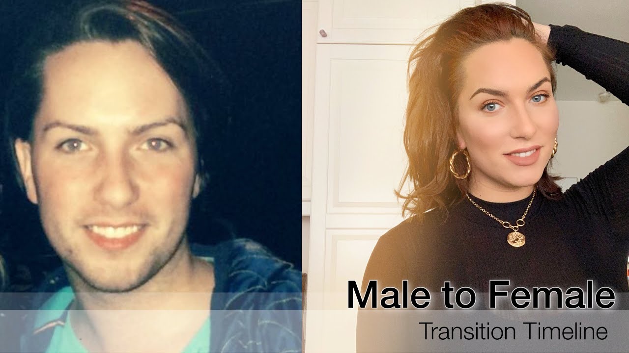 Male  To Female Transition Timeline In Pictures! 🏳️&zwj;🌈 | Sacha Ryan