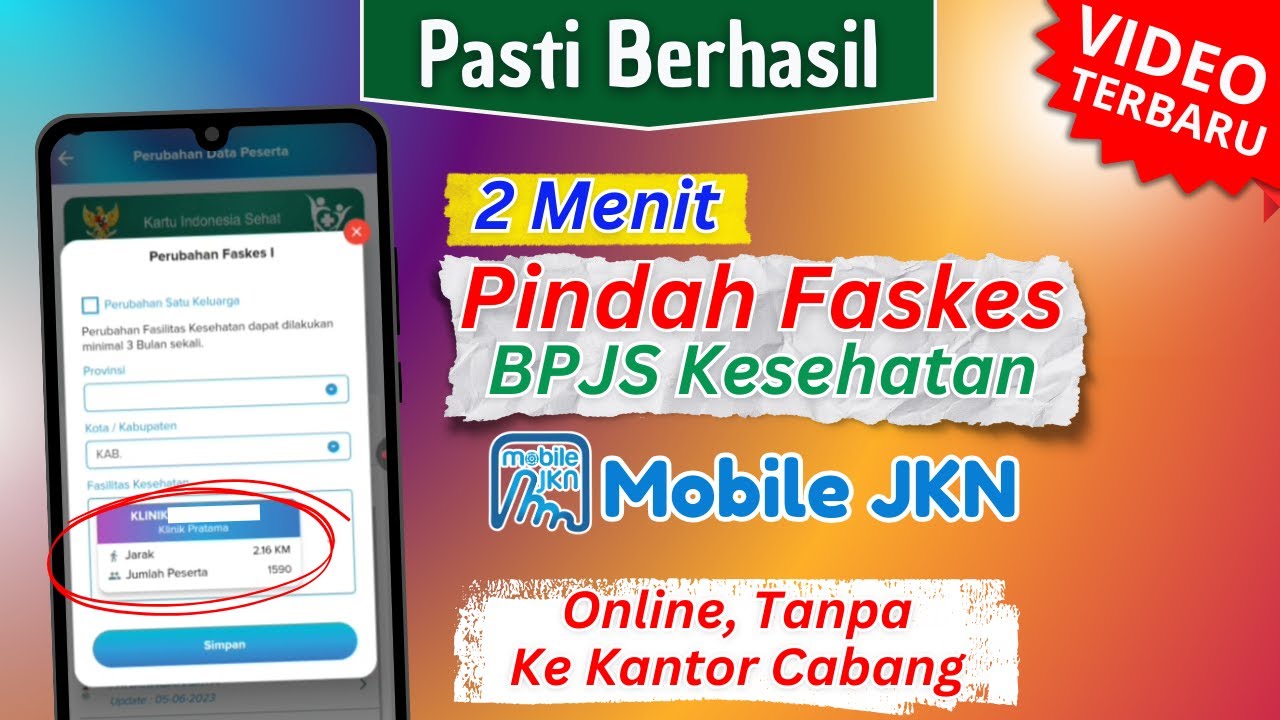 Cara Pindah Faskes BPJS Kesehatan Secara Online Lewat Mobile JKN | Tutorial Pindah Klinik BPJS Keseh