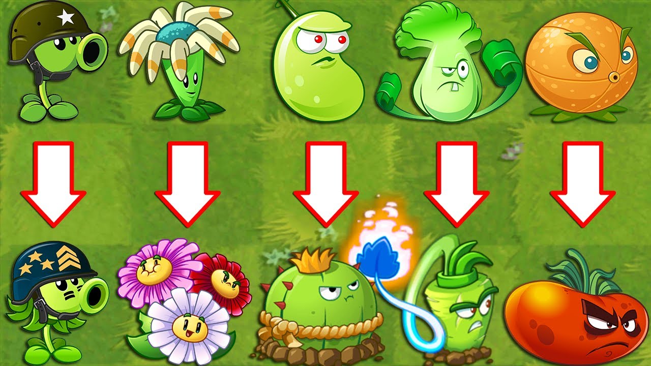 PvZ 2 PREMIUM Plant VS FREE Plant - PvZ2 mod Team Plant vs Team Plant