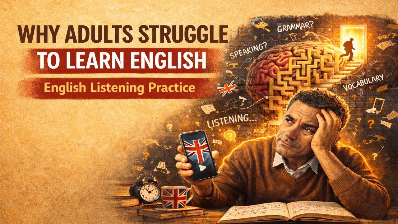 Learn English Through Story – The Mental Barrier Adults Discover