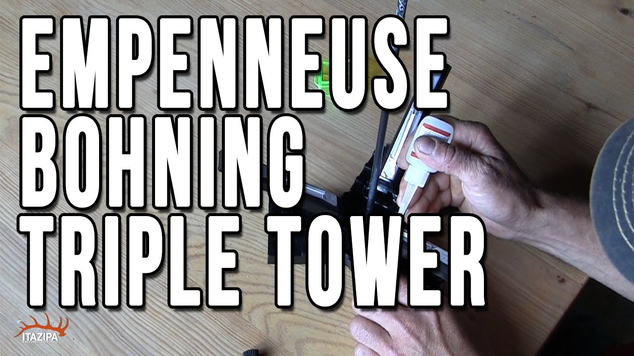 ARCHERY TUTO : #05 Utiliser l'empenneuse Bohning Triple Tower