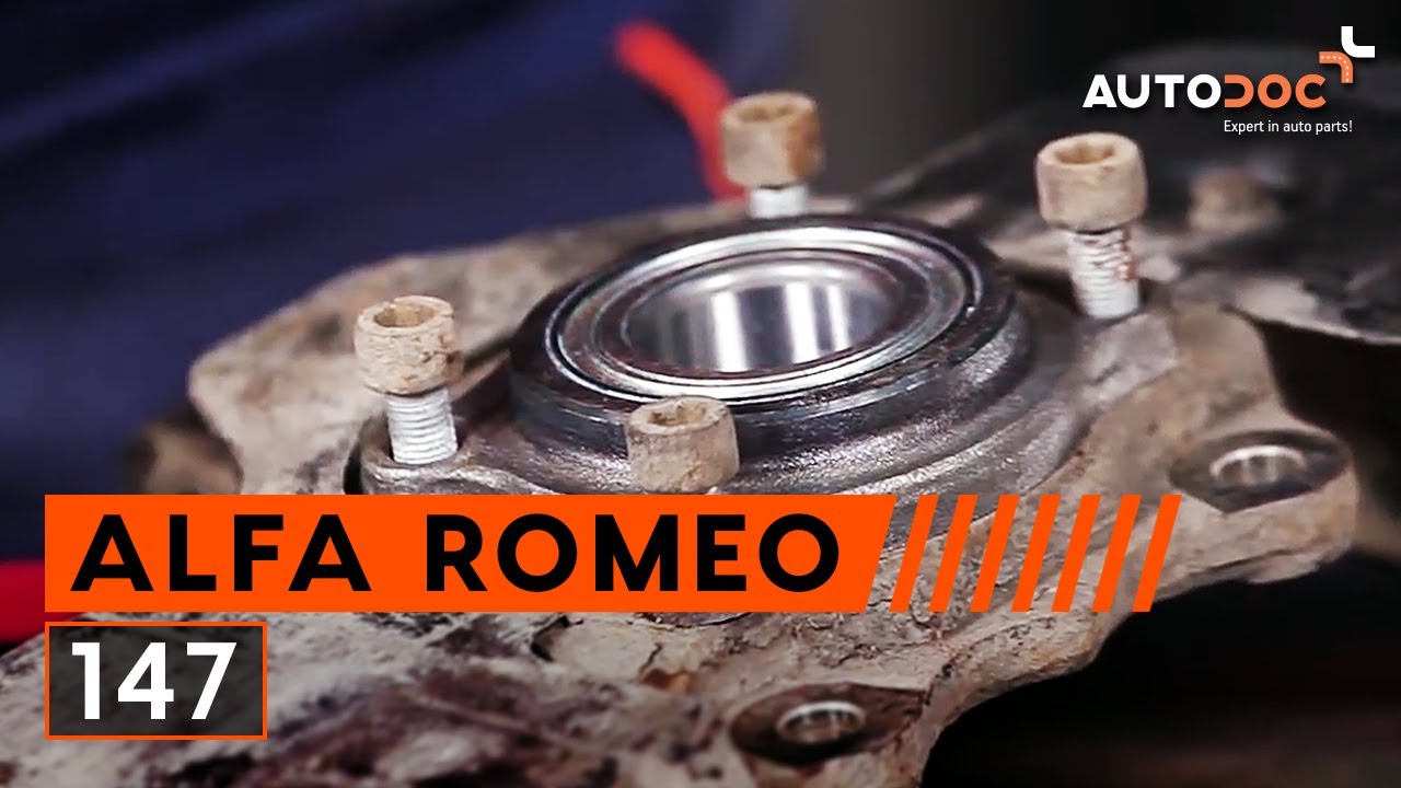 Comment remplacer roulement de roue sur ALFA ROMEO 147 (937) [TUTORIEL AUTODOC]