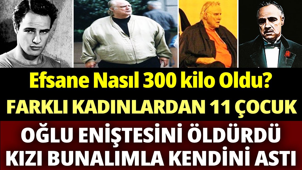 MARLON BRANDO Kötü Müydü? Dram, Cinayet, İflas, Gayrimeşrular, Tacız... Farklı Kadınlardan 11 Çocuk.