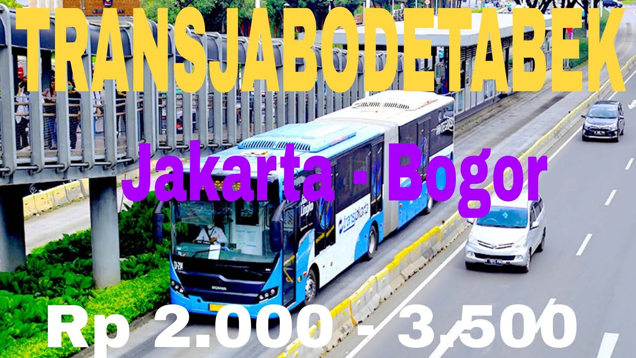 TIKET BUS TERMURAH ‼ RUTE BARU TRANSJABODETABEK BLOK M JAKARTA - BOGOR BOTANI Rp. 2.000 - 3.500,-
