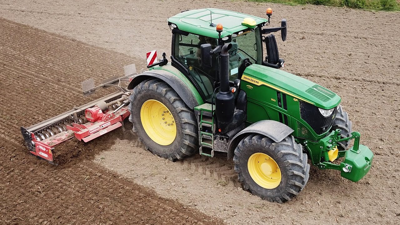 John Deere 6R250 | Maschio Aquila | Preparazione terreni 2024