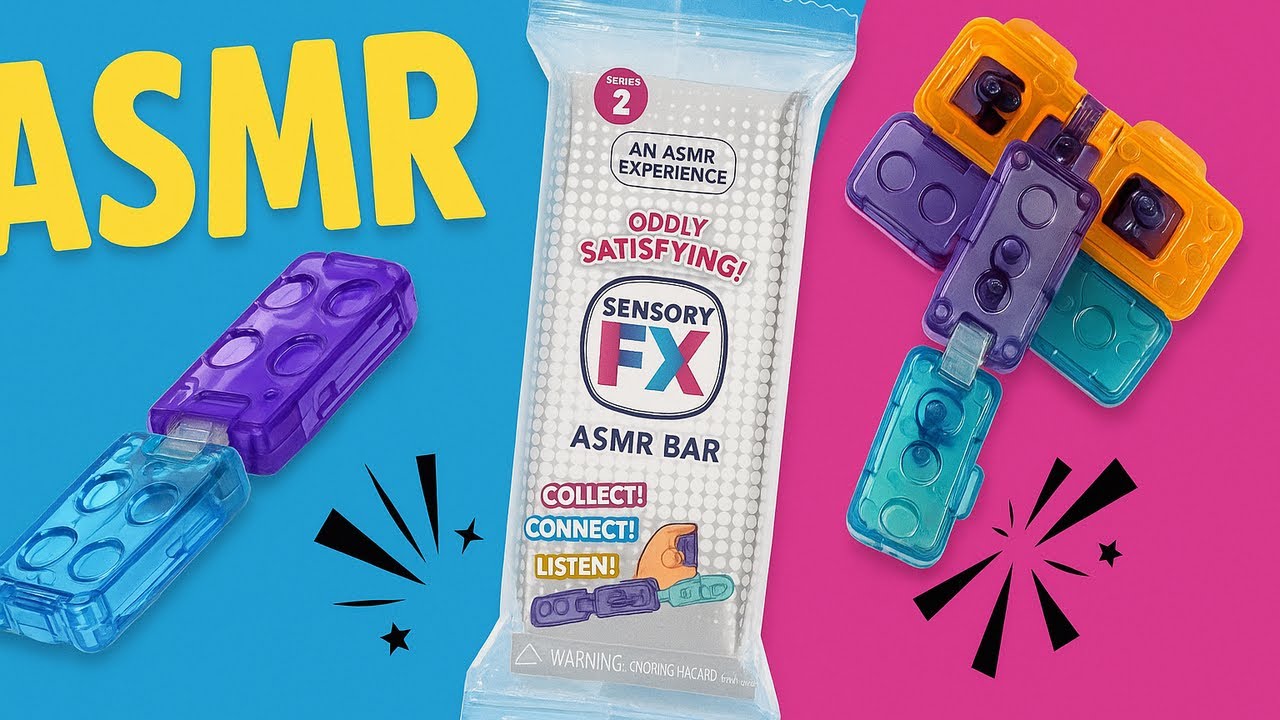 Sensory FX ASMR Fidget Bars - FULL 8 Mins of ASMR Unboxing