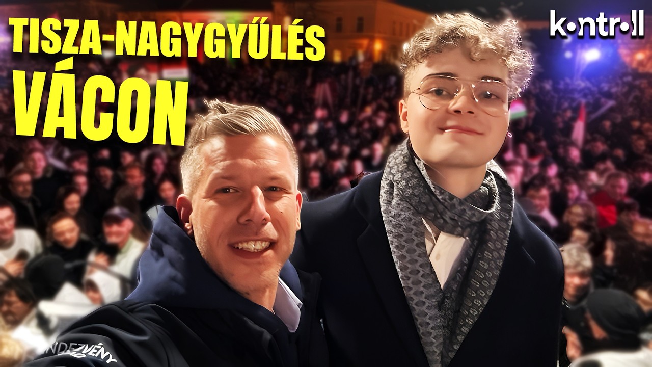 Gundalf is felsz&oacute;lalt Magyar P&eacute;ter v&aacute;ci nagygyűl&eacute;s&eacute;n