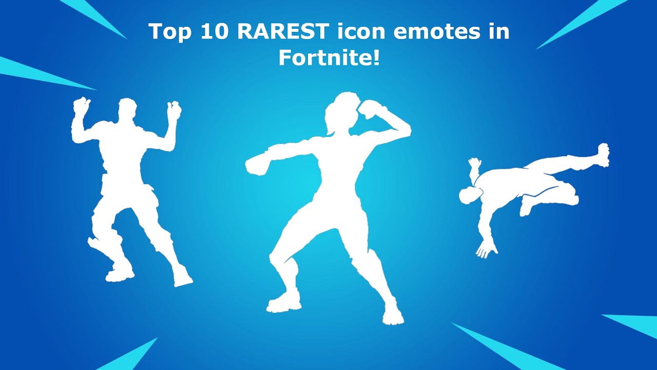 Top 10 RAREST emotes in Fortnite