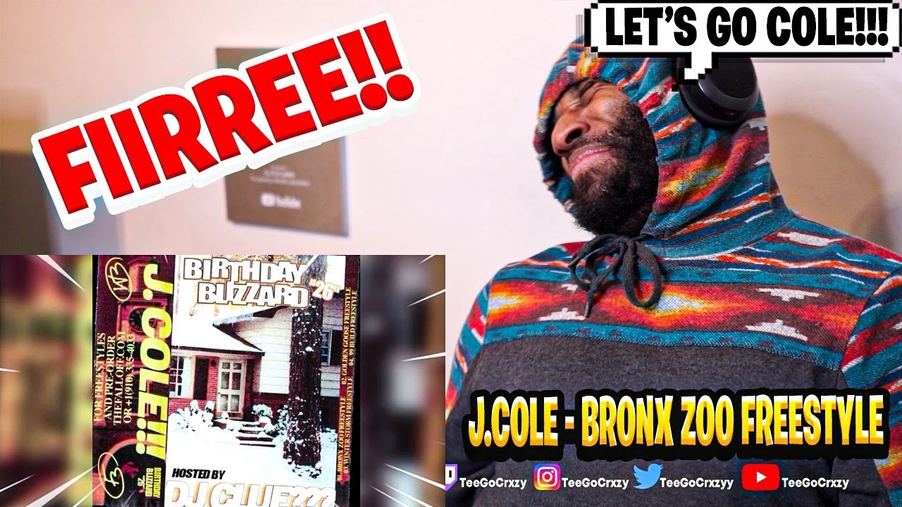 С ДНЕМ РОЖДЕНИЯ, КОЗЕЛ!!! J. Cole - Bronx Zoo Freestyle (РЕАКЦИЯ)