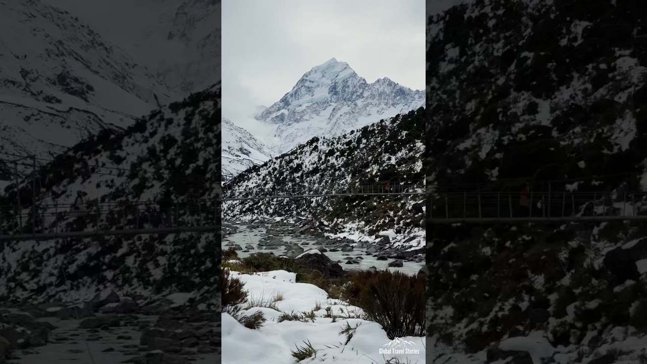 The Hooker Valley Track. Aoraki/Mt Cook National Park